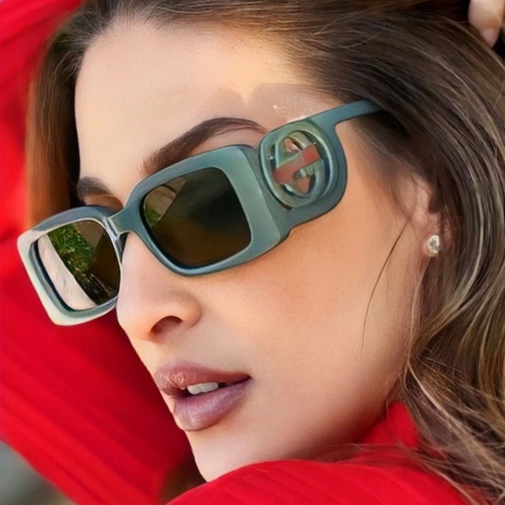 NEW GUCCI UNISEX GRAY SUNGLASSES